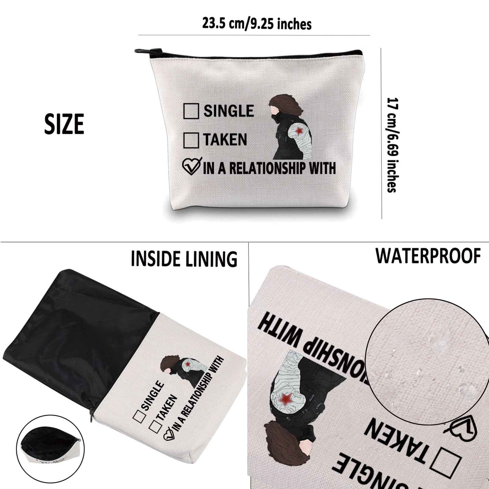 G2TUP Soldier Inspired Gift Dating B Makeup Bag Soldier Cosmetic Bag Fan Club Gift