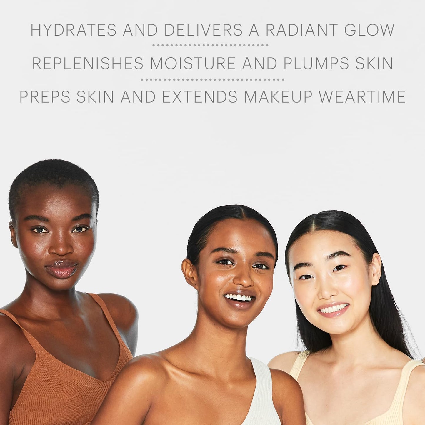 Glo Skin Beauty Hydrating Primer with Hyaluronic Acid - Replenish Moisture and Plump Skin for Smoother Makeup Application, for Dry + Dehydrated Skin, Dewy Finish