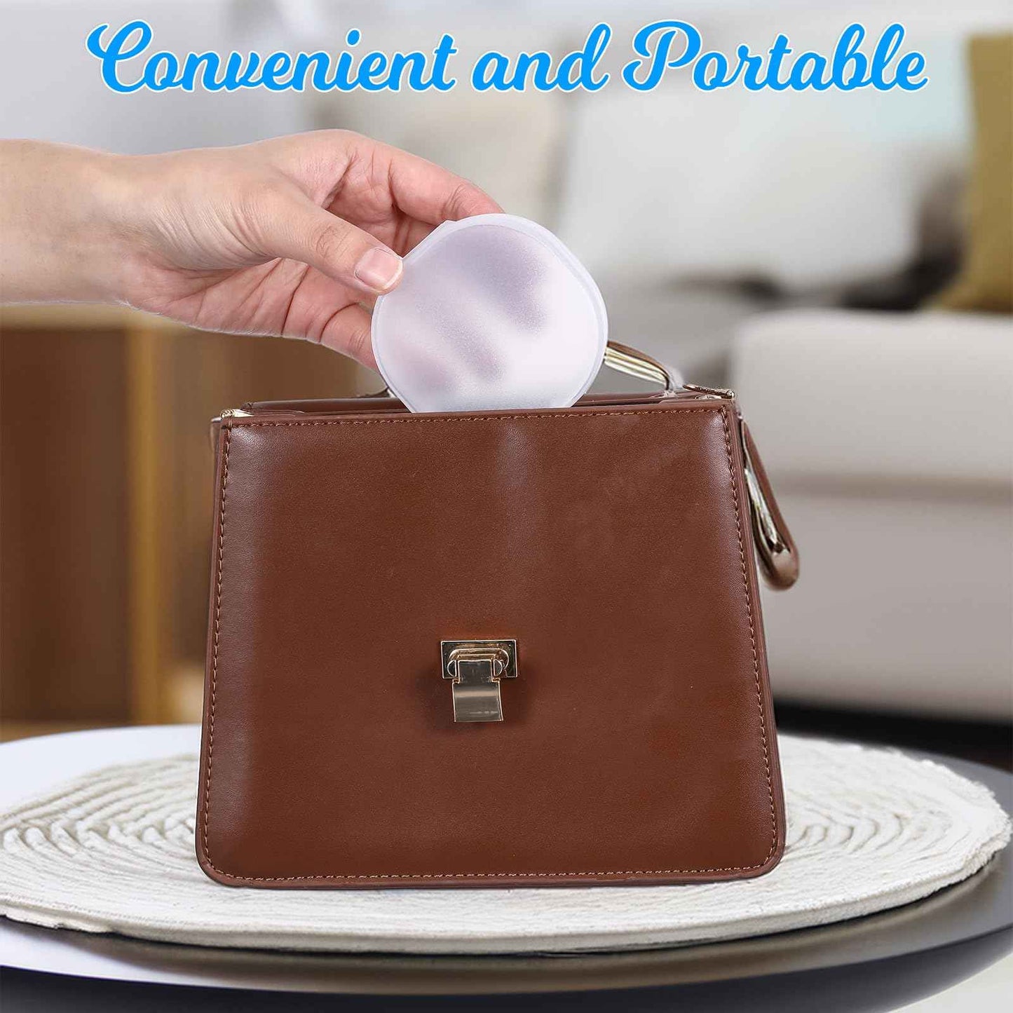 QfwdfcTrenz 4Pcs Plastic Cotton Square Holder Cosmetic Cotton Pad Holder with Hanging Loop Portable Travel and Sealed Suitable for Makeup Remover Cottons Balls, White