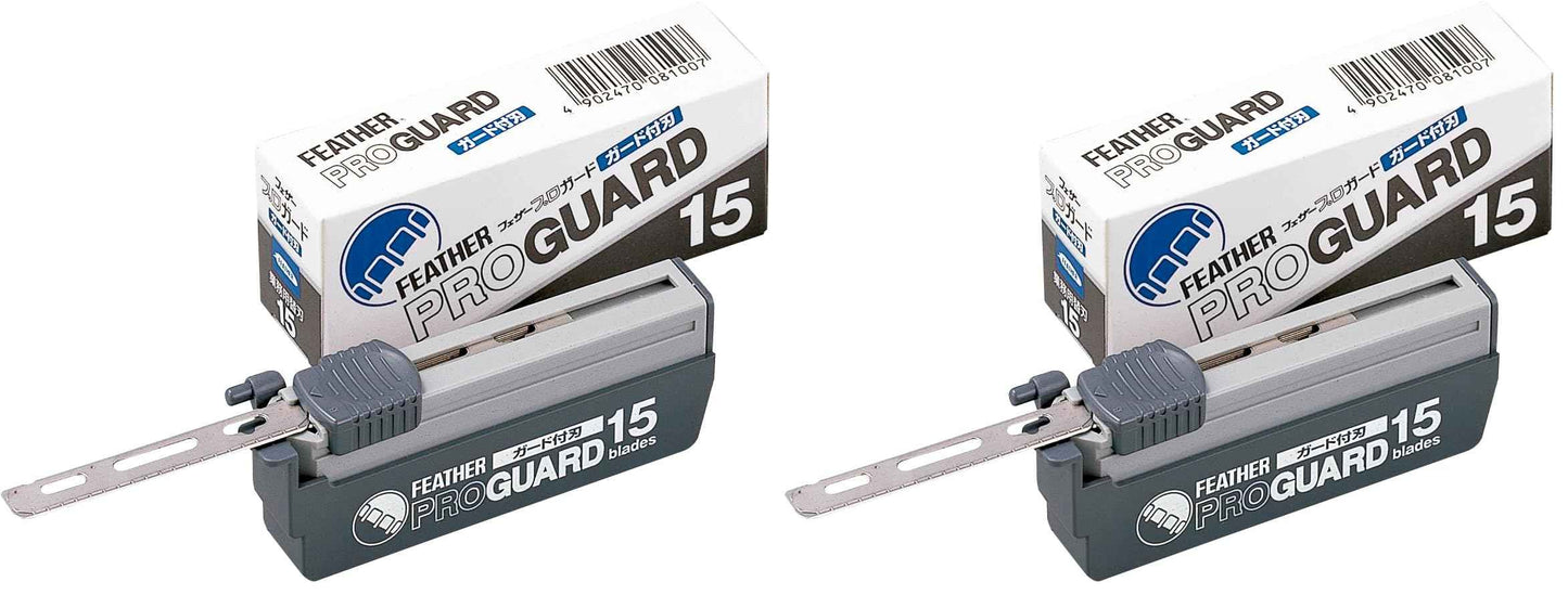 Feather Artist Club ProGuard Razor Blades 15 Count (Pack of 2)