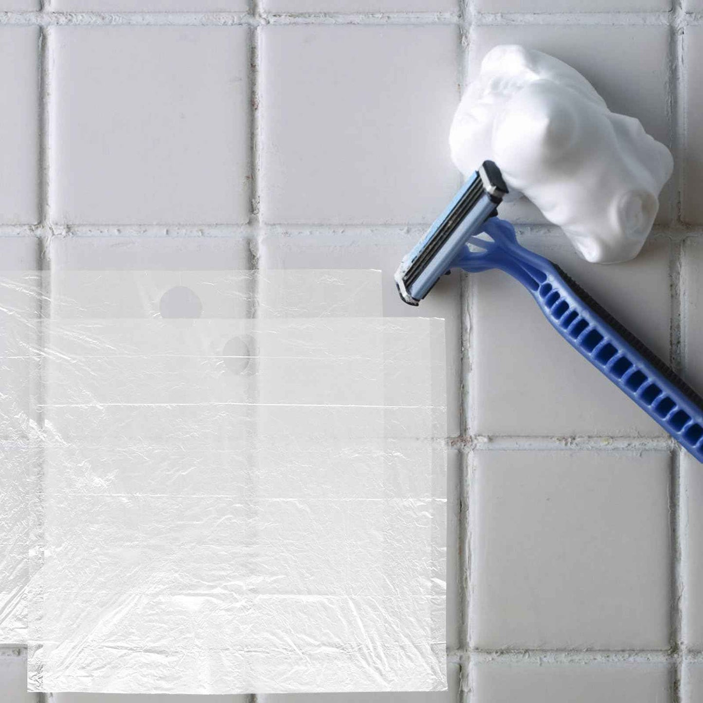 minkissy 20pcs Disposable Beard Catcher Multi Function Hair Catching Sink Bathroom Kitchen Sinks Ideal Shaving Trimming Non Stick Beard Hair Catcher Grooming 25.6 x 25.6inch