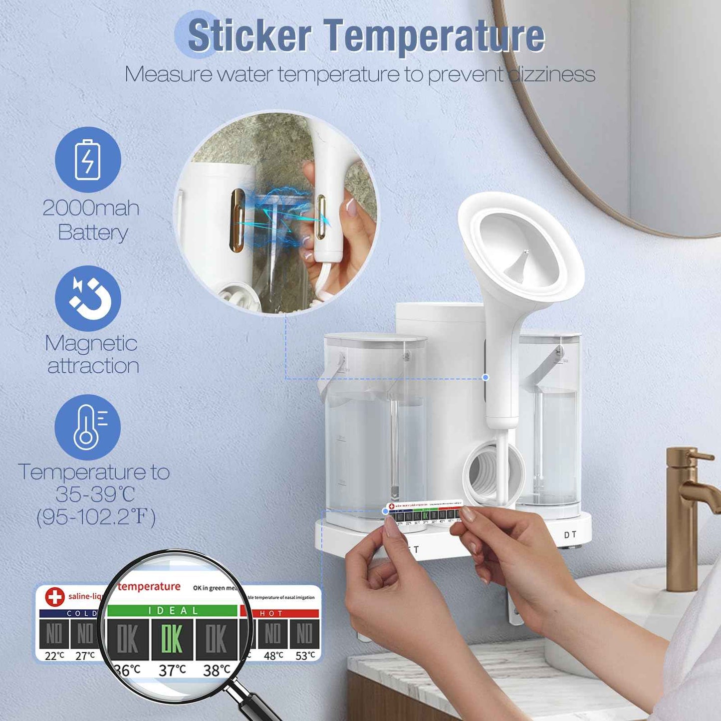 Ear Wax Removal, Professional Electric Ear Cleaner with IPX7,Effective Ear Irrigation for Adults, Safe Ear Cleaning Tool for Family