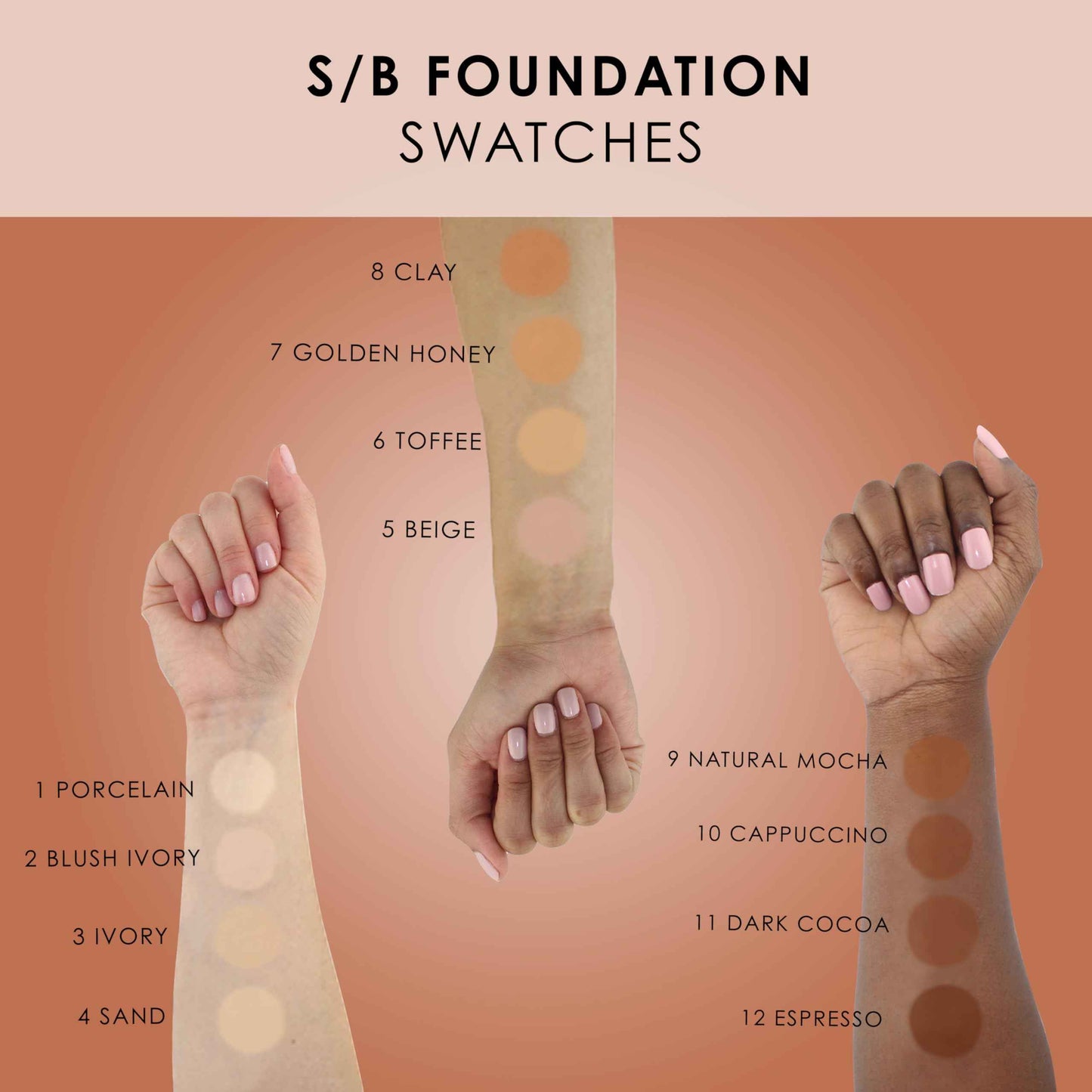 TEMPTU S/B Silicone-Based Airbrush Foundation: Professional Long-Wear Liquid Makeup, Sheer To Full Coverage For A Hydrated, Healthy-Looking Glow & Luminous, Dewy Finish On All Skin Types, 001 Porcelain, 1 Fl Oz