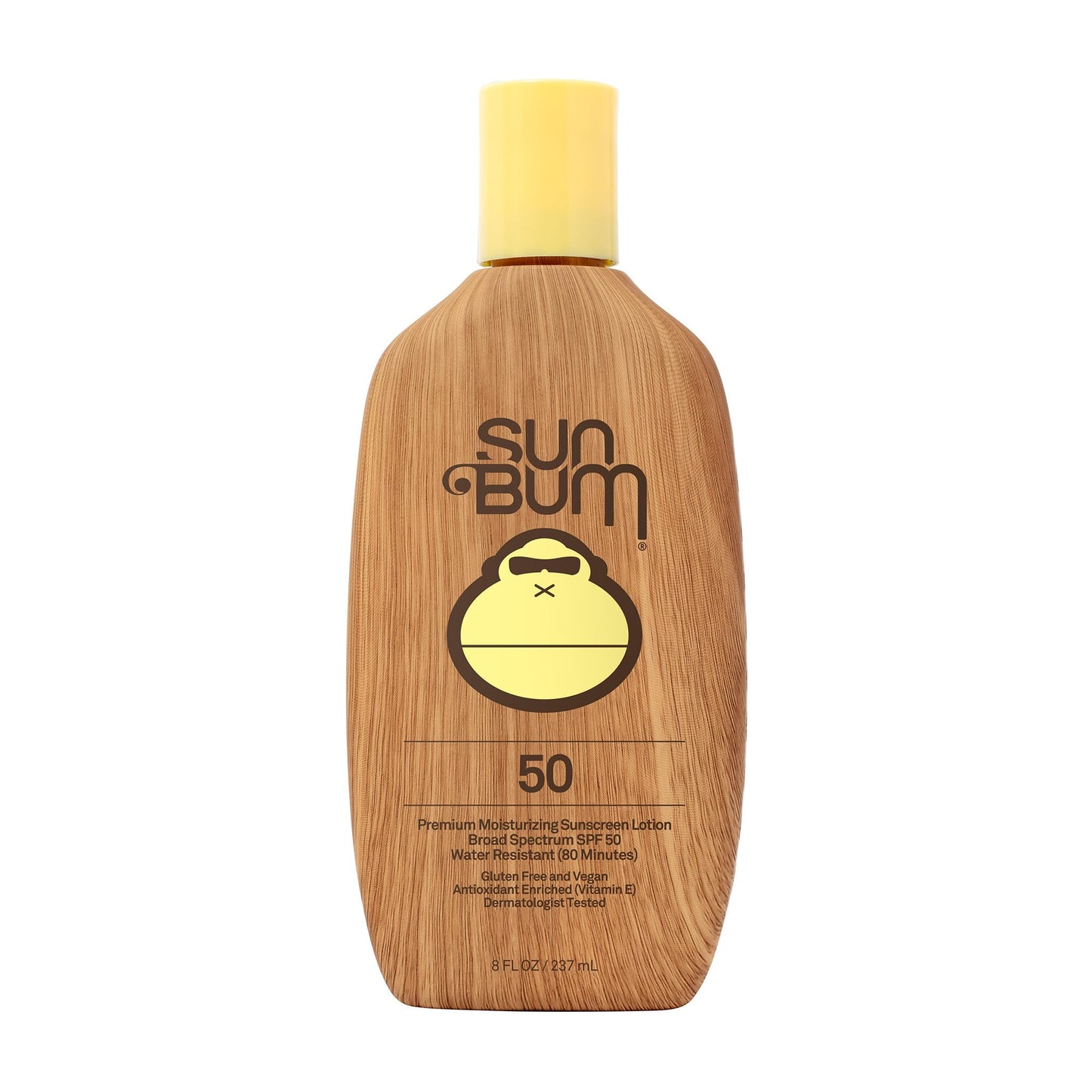 Sun Bum Original SPF 50 Sunscreen Lotion | Vegan and Reef Friendly (Octinoxate & Oxybenzone Free) Broad Spectrum Moisturizing UVA/UVB Sunscreen with Vitamin E | 8 oz