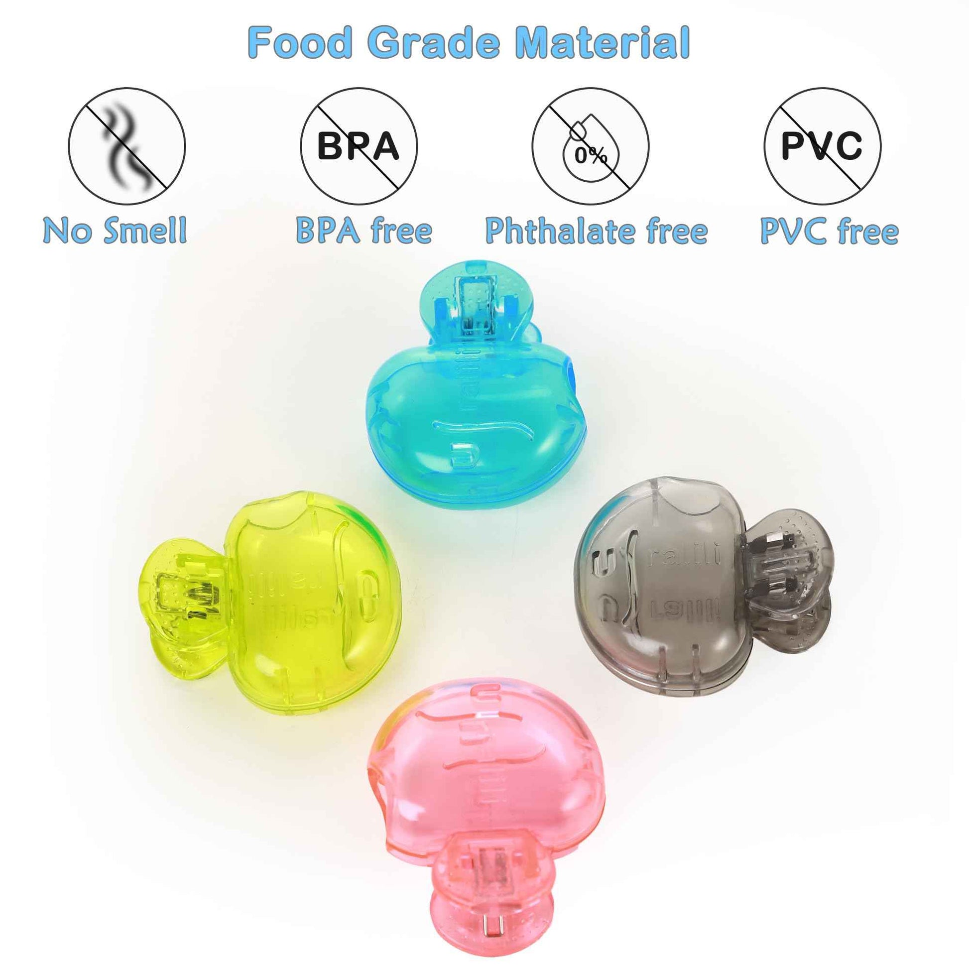 Uralili 4 Pack Toothbrush Protector Caps: Portable Dustproof Brush Head Covers for Travel & Home Use - Universal Fit for Electric & Manual Brushes (Blue, Black, Pink, Yellow)