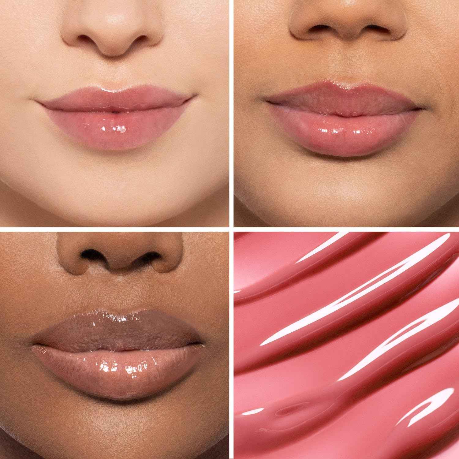 OFIR Surreal Shine Plumping Lip Gloss for Women | Clear, Non-Sticky, Hydrating Lip Gloss with Menthol & Vitamin E | High Shine, Vegan, Cruelty-Free | Muse - Warm Nude | 0.15 FL OZ