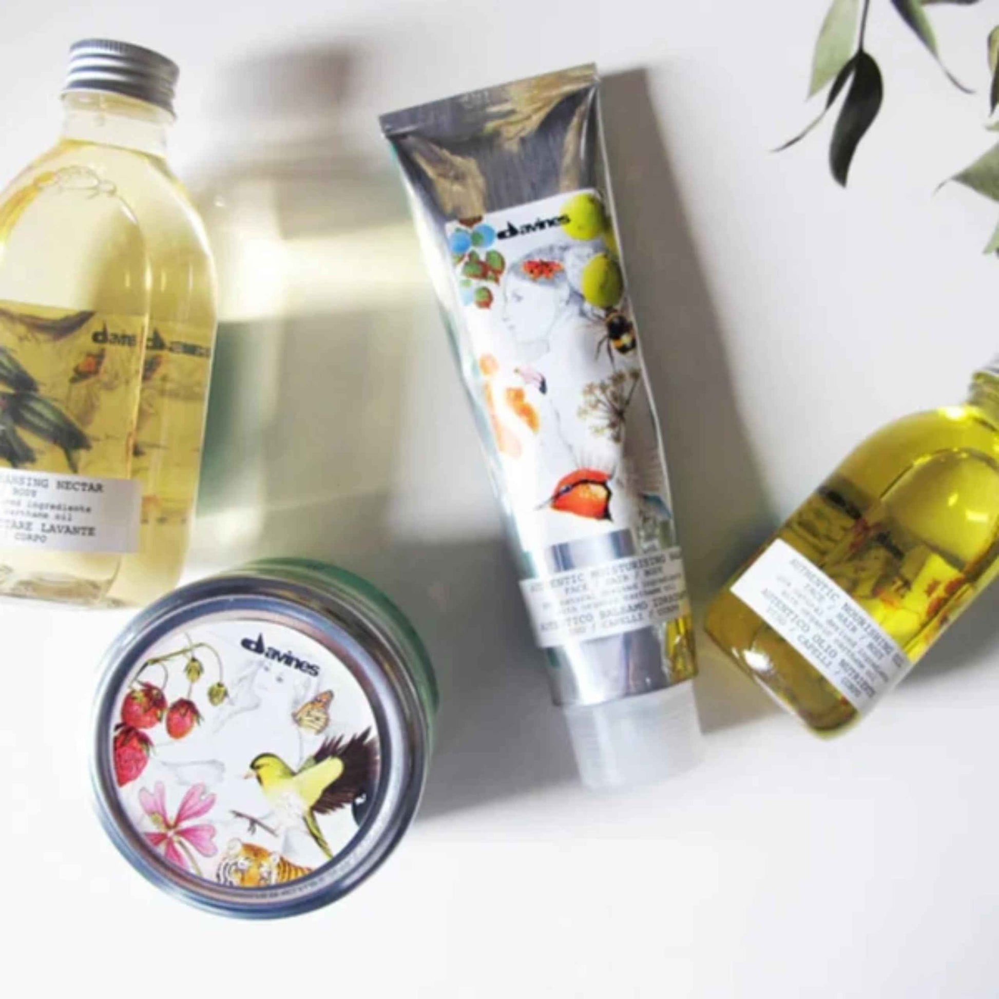 Davines Authentic Moisturizing Balm, Hydrating And Softening Action For Face, Body And Hair, Paraben Free Gentle Makeup Remover, 5.07 Fl.Oz.