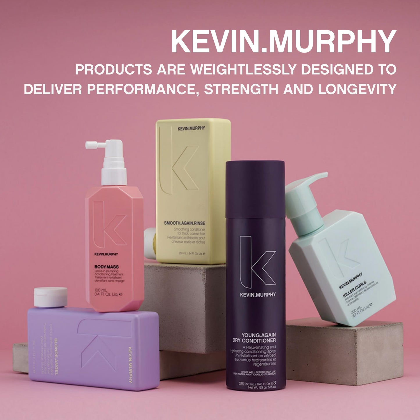 KEVIN.MURPHY COOL.ANGEL - Cool Ash Colour Enhancing Shine Treatment - Thickening Spray - For Blonde, Brown & Grey Colour Hair - Paraben Free Hair Care - 250 mL / 8.4 fl oz