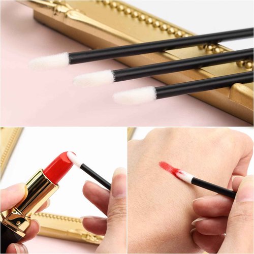 2000 Pieces Lip Wands Lip Applicators Disposable Lip Brushes Lipstick Brush Lip Gloss Wands Lint Free Makeup Applicator Brush