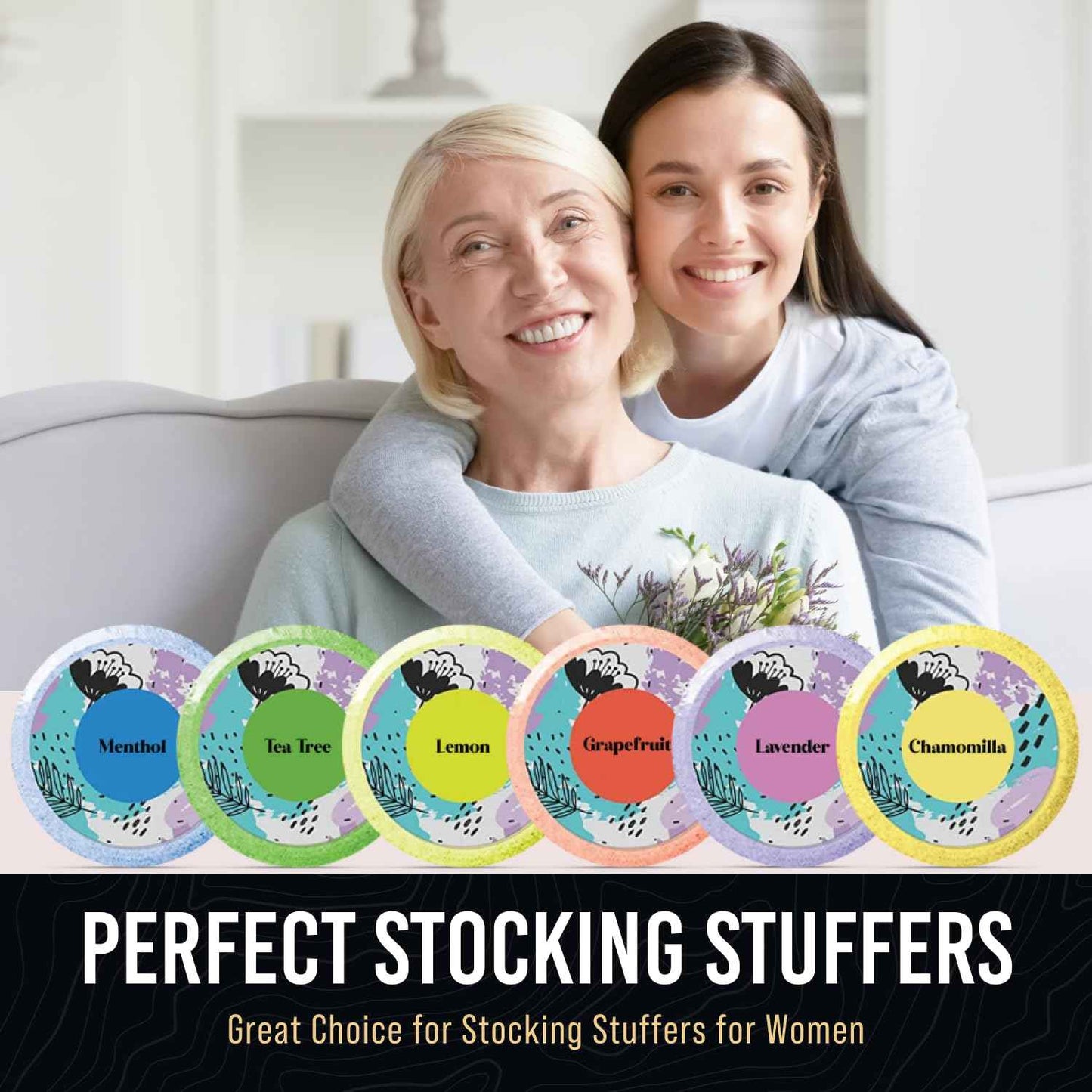 Valentines Day Gifts for Her - Shower Steamers Aromatherapy Gift Set - Valentines Gifts for Mom, Wife, Girlfriend, Grandma, Daughter - Natural Essential Oil Home Spa Self-Care - 10 Pack