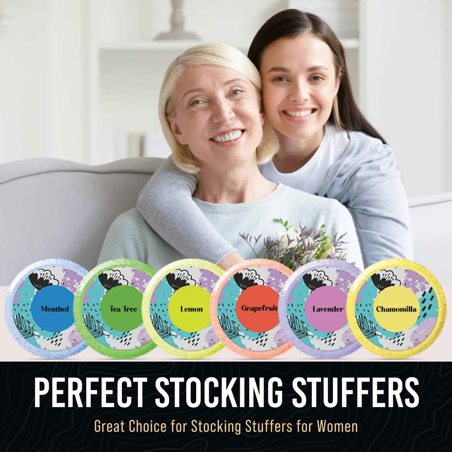 Valentines Day Gifts for Her - Shower Steamers Aromatherapy Gift Set - Valentines Gifts for Mom, Wife, Girlfriend, Grandma, Daughter - Natural Essential Oil Home Spa Self-Care - 10 Pack