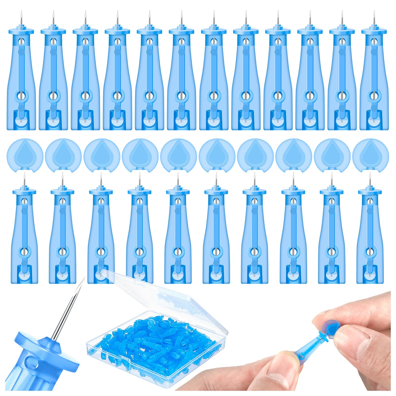Sterile Needles for Pimples, 100Pcs Disposable Acne Needles Effective Blemish and Blackhead Removal Tools for Clear Skin