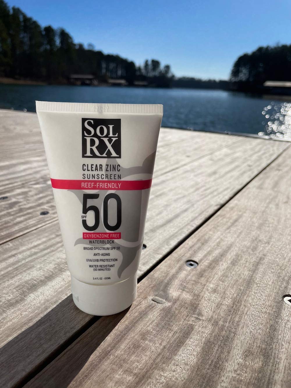 SolRX MINERAL+ SPF 50 Sunscreen - Zinc Oxide Sunscreen, Water Resistant Sunscreen, Reef Safe Sunscreen, Broad Spectrum Sunscreen for Face and Body