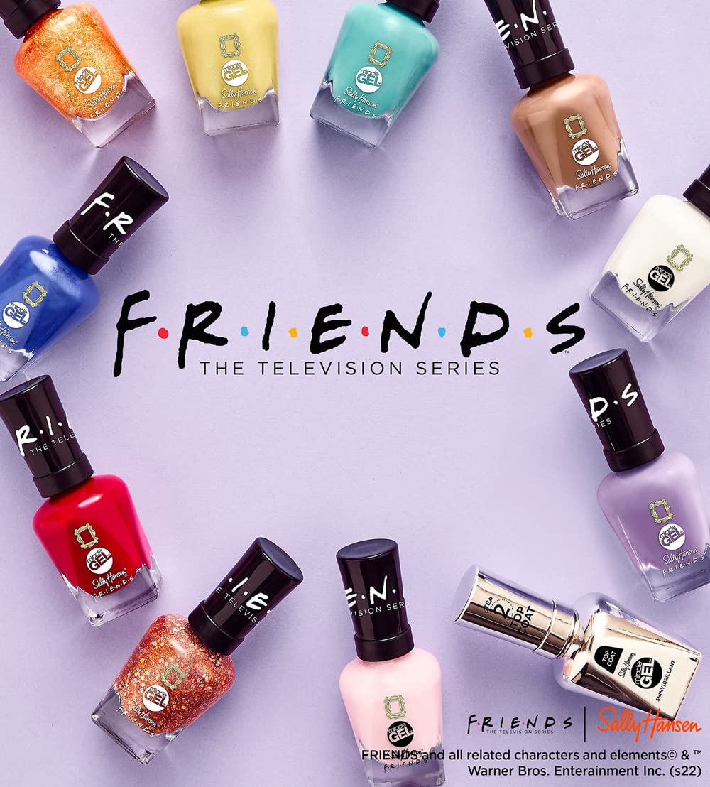 Sally Hansen Miracle Gel Friends Collection, Nail Polish, Lavendoor, 0.5 fl oz (Pack of 2)