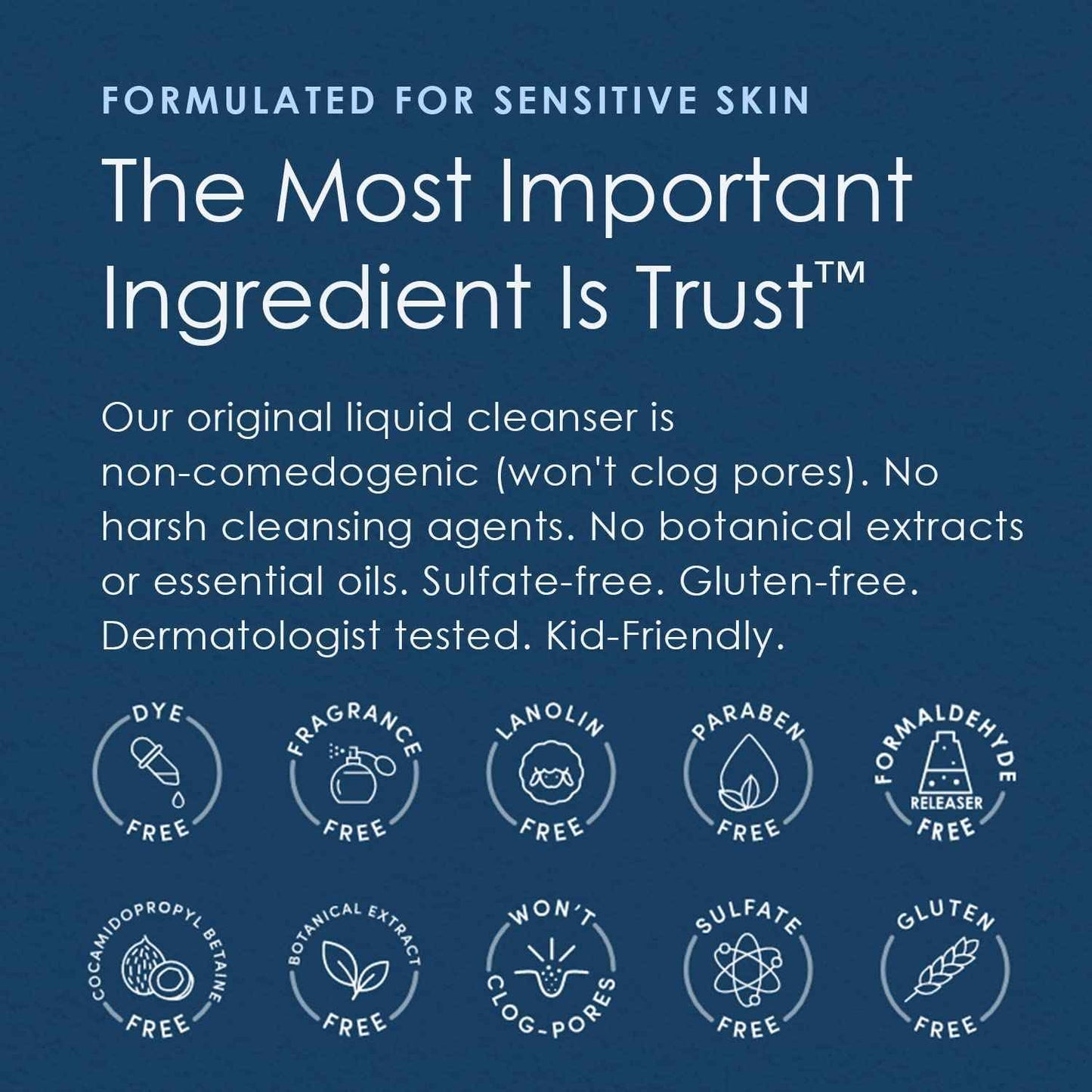 Free & Clear Liquid Cleanser 8 oz (Pack of 3)