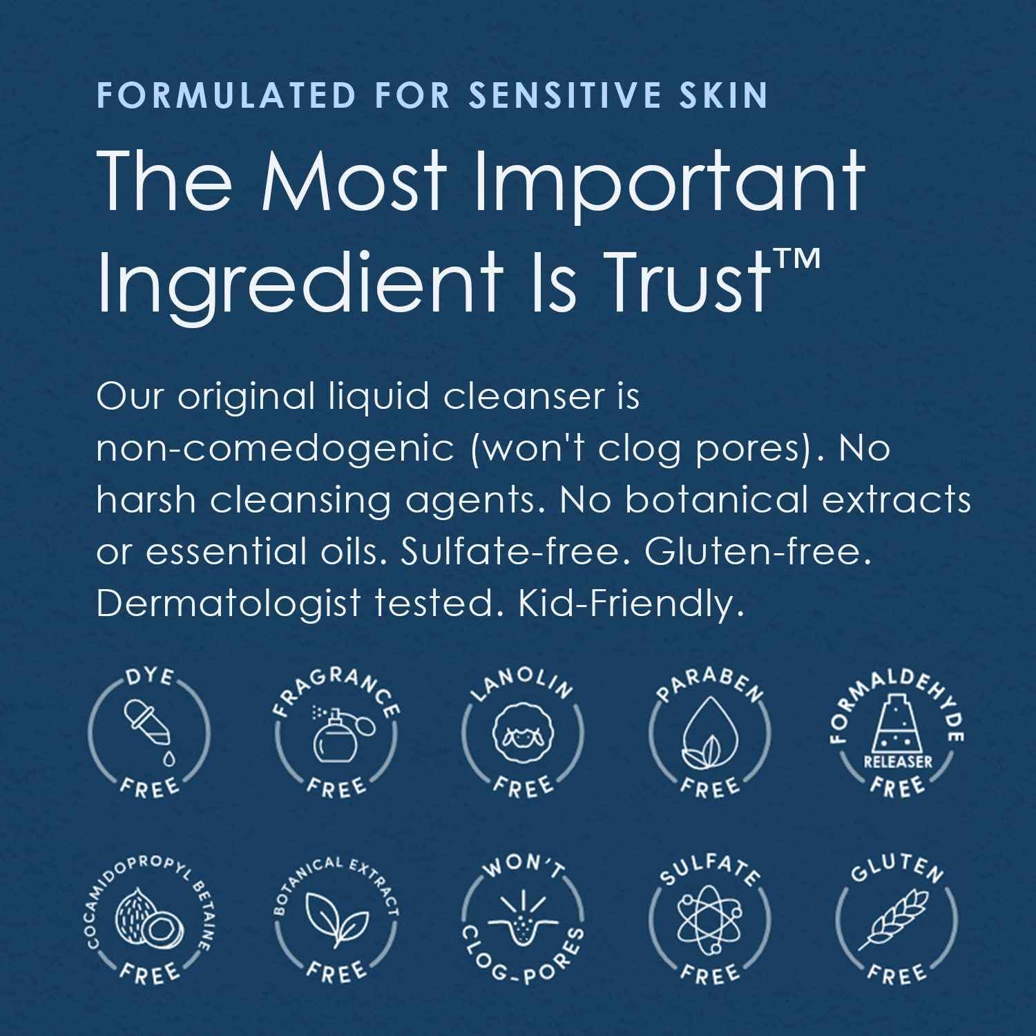 Free & Clear Liquid Cleanser 8 oz (Pack of 3)