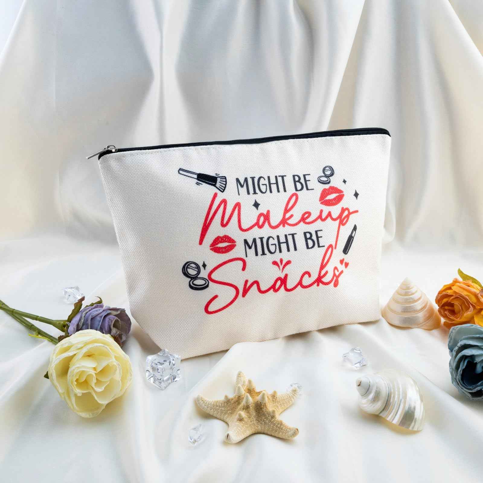 Yoxiumi Hottest Christmas Gifts 2025 Early Christmas Gift Ideas College Stocking Stuffers Funny Stocking Stuffers for Adults Snack Bag Snack Pouch Cosmetic Bag for Women Travel Toiletry Bags