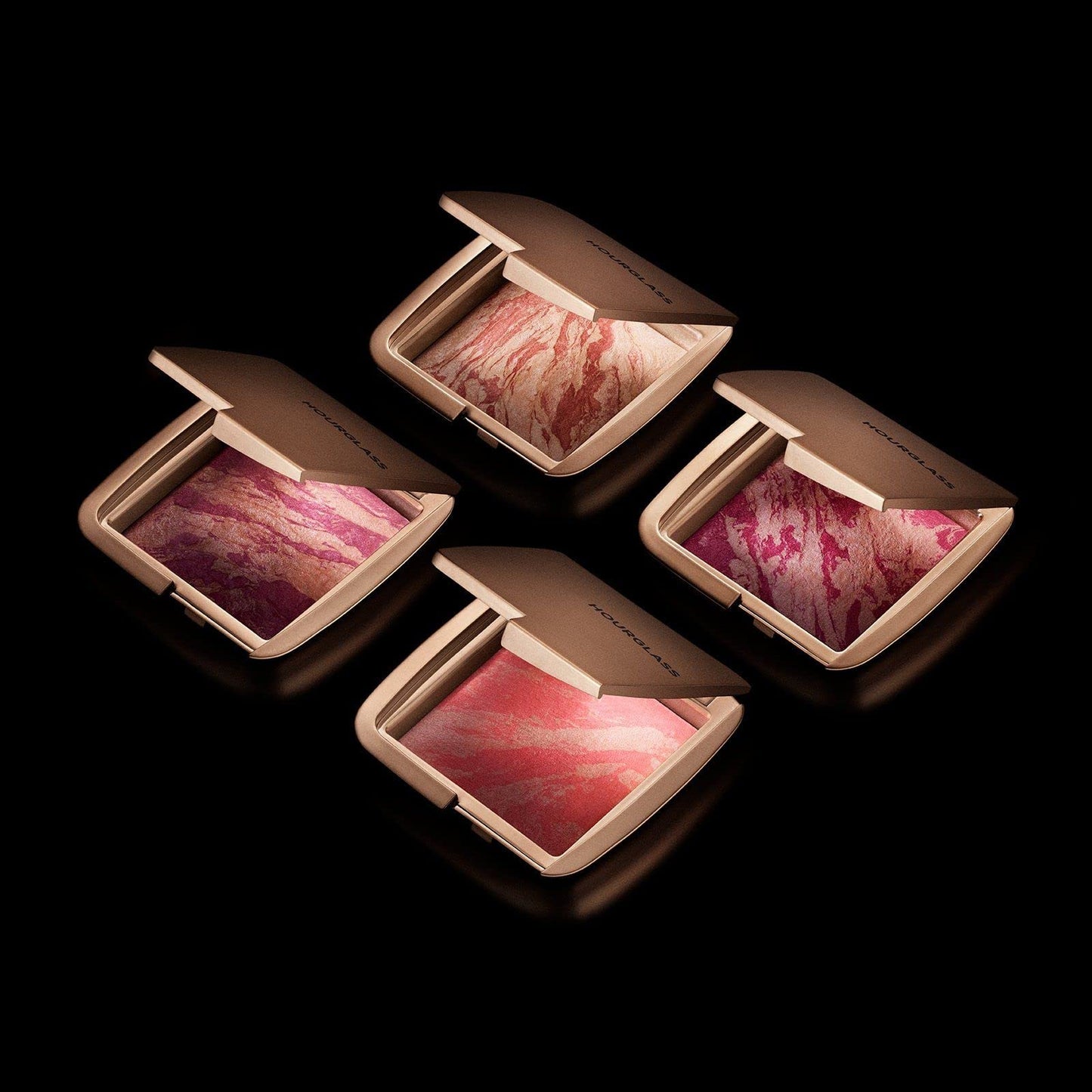 Hourglass Ambient Strobe Lighting Blush in Incandescent Electra. Vibrant Powder Highlighting Blush. Vegan and Cruelty-Free.