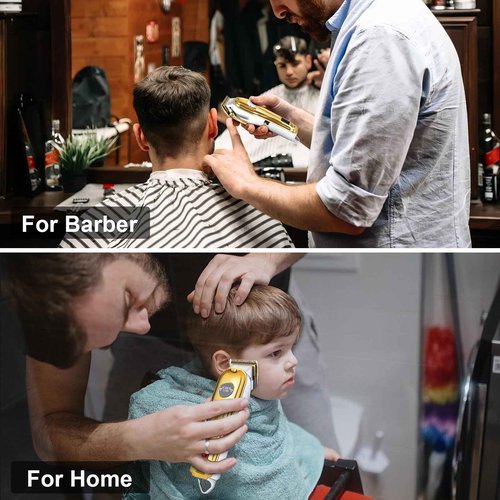 CIICII Hair Clippers for Men Professional, Cordless Barber Clippers for Hair Cutting (12Pcs Rechargeable USB Adjustable LCD Display Hair Beard Grooming Trimming Haircut Kit) for DIY Home Barber Salon