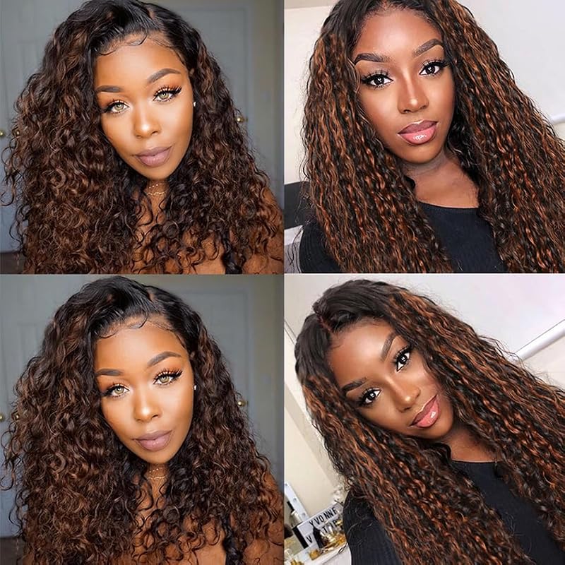 P1B30 Kinky Curly Human Hair Bundles - 18, 20, 22 Inch 8A Grade