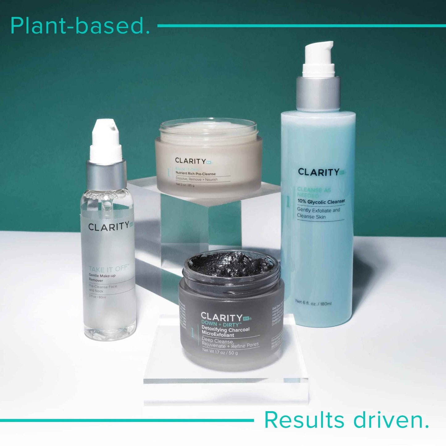 ClarityRx Cleanse Daily Face Wash, 6 Fl Oz, Vitamin-Infused Natural, Plant-Based Moisturizing Facial Cleanser with Vitamins & Antioxidants, Deep Cleansing, No Parabens & Sulfates, All Skin Types