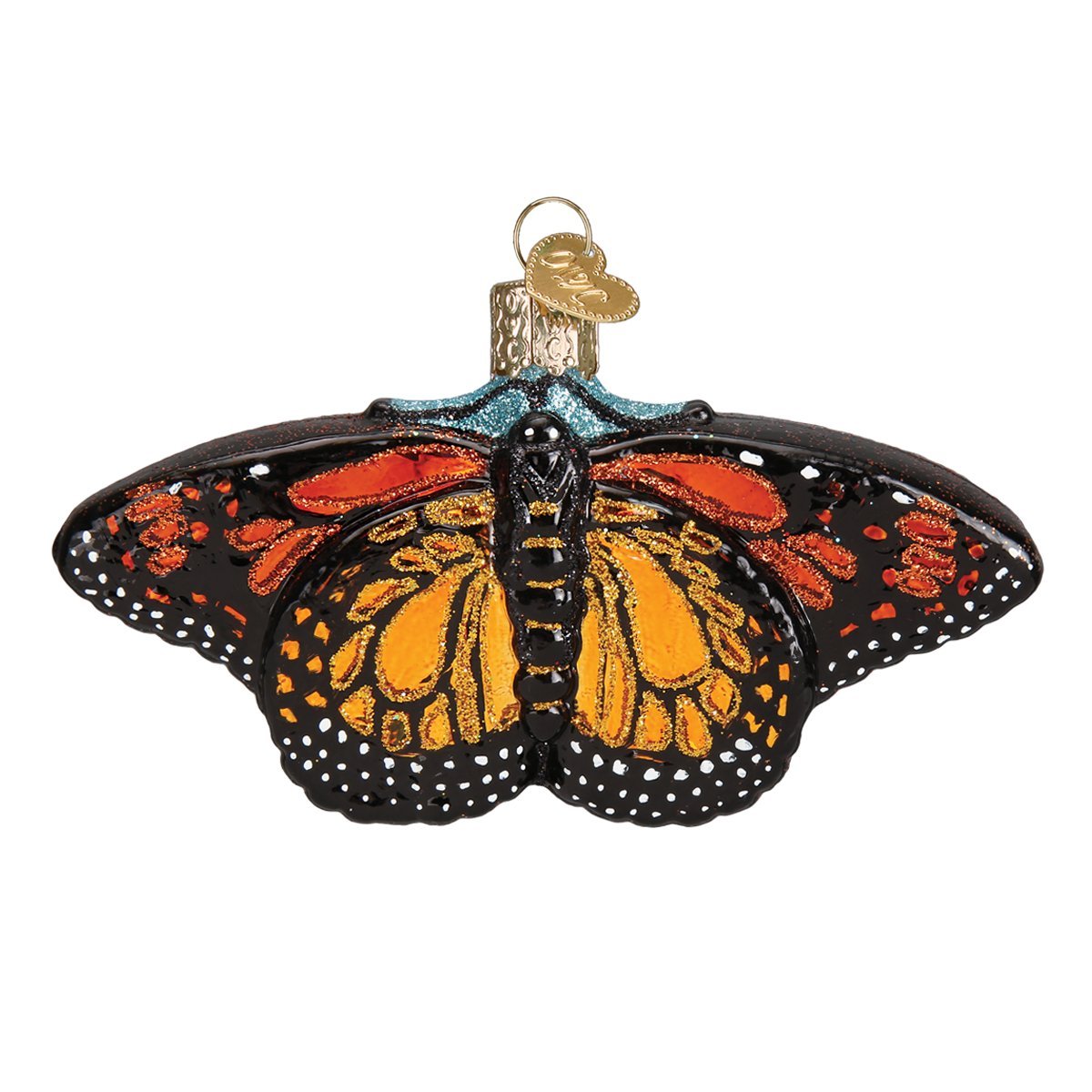 Gardener's Supply Company Monarch Butterfly Glass Ornament