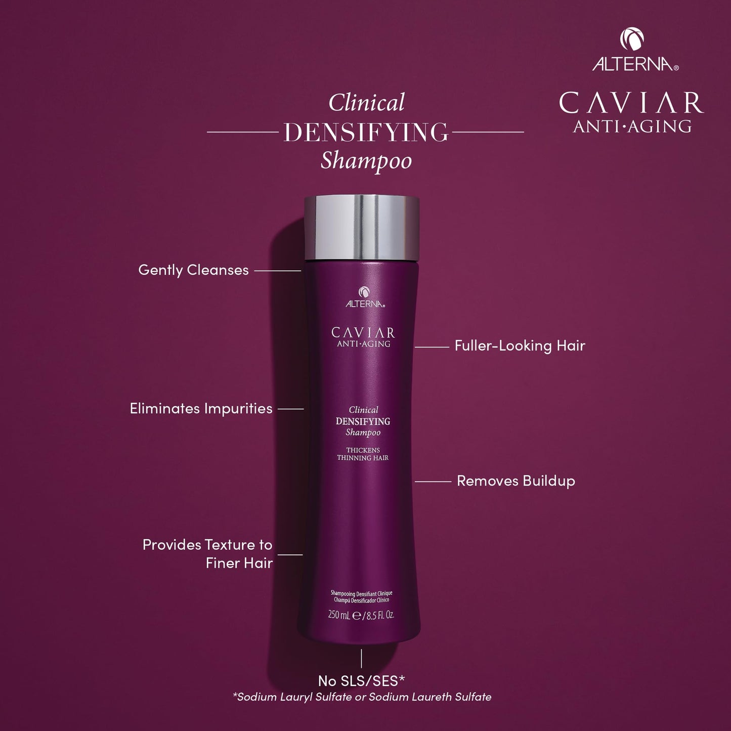 Alterna Caviar Anti-Aging Clinical Densifying Shampoo, 8.5 Ounces