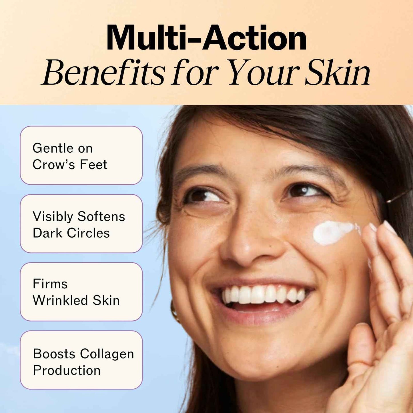 LilyAna Naturals Eye Cream for Dark Circles and Puffiness, Under Eye Cream for Wrinkles and Bags, Anti Aging - helps Improve Dryness; for Sensitive Skin - 1.7 oz - Made in USA