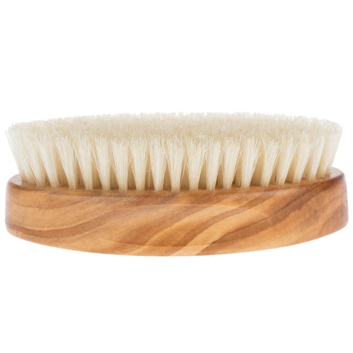 Fendrihan Men's Olivewood Military Hairbrush with EXTRA SOFT Light Bristles - Made in Germany