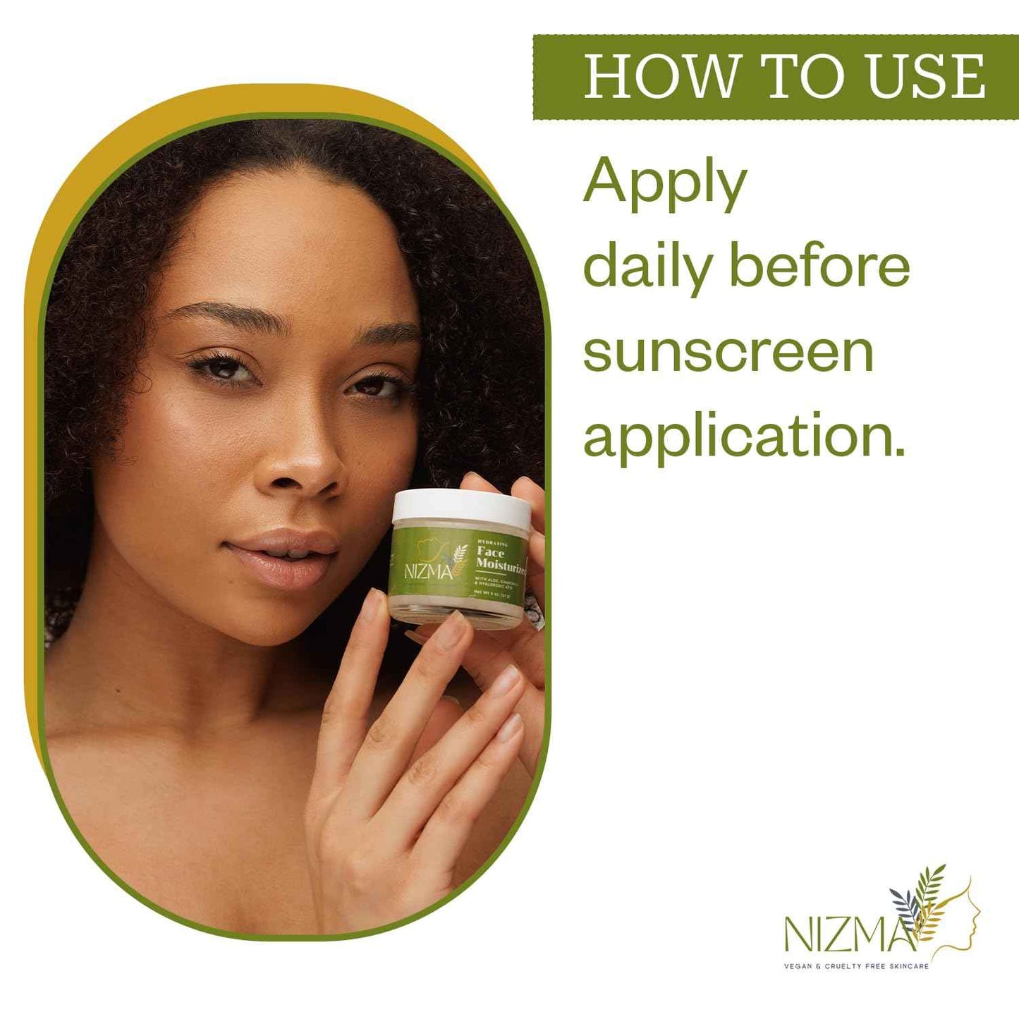 Hydrating Face Moisturizer with Hyaluronic Acid and Aloe – Lightweight Daily Facial Cream for Dry, Oily, Combination, Mature & Sensitive Skin – Nourishing, Non-Greasy, Fast-Absorbing – 2 oz