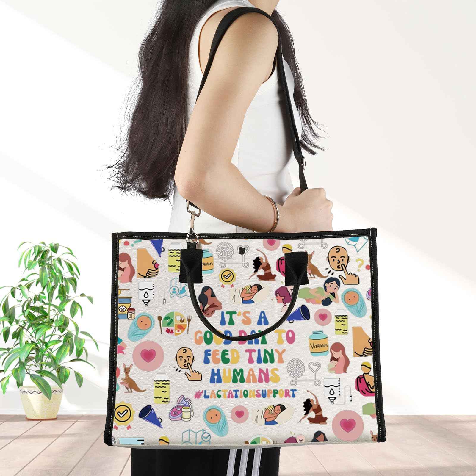 JNIAP Lactation Consultant & Counselor Educator Gifts - Zipper Bag (Feed Tiny Tote)