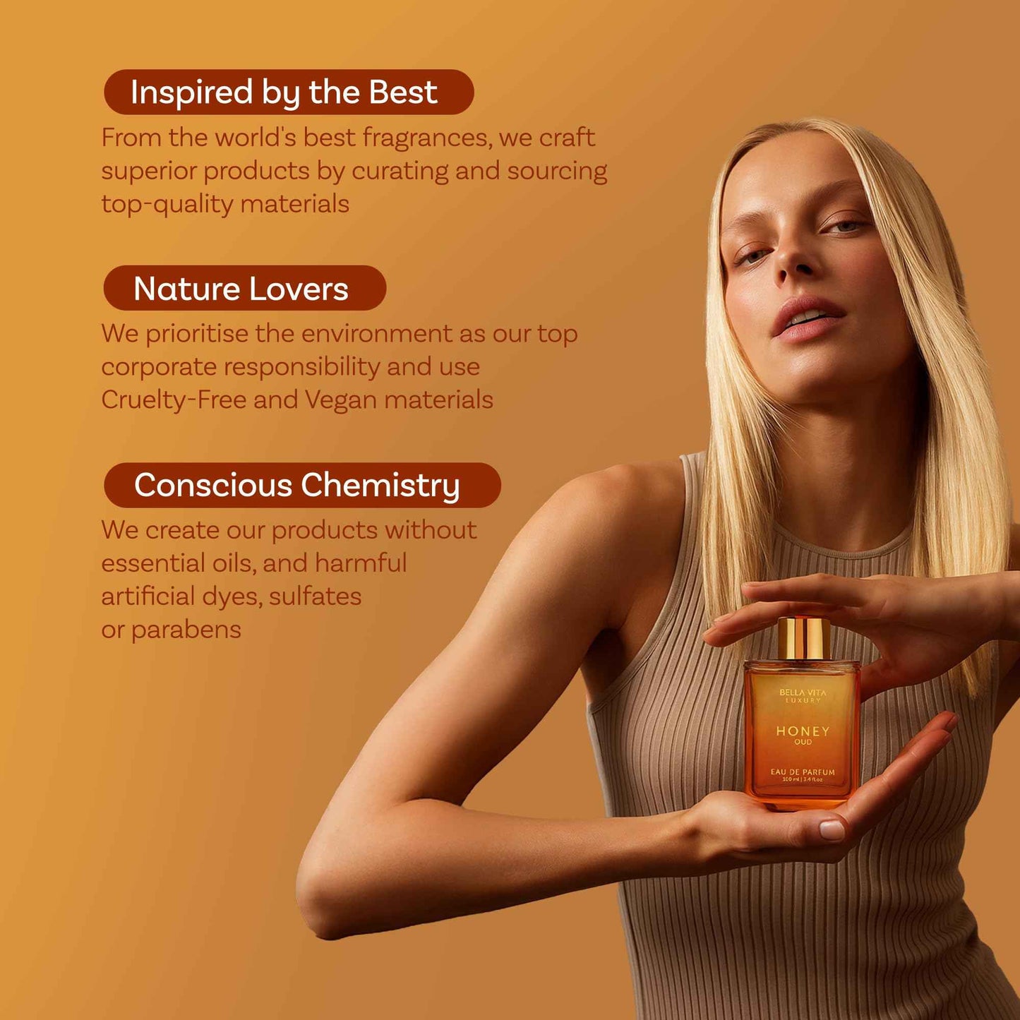 Candy kiss by BellaVita Luxury | 100ml+(3x20ml) Perfume Set | Luxury Unisex Fragrance Combo with Sweet & Spicy Notes | Honey Oud & Vanilla, Mango, Pista EDP| Long-Lasting, Premium Gift for Men & Women