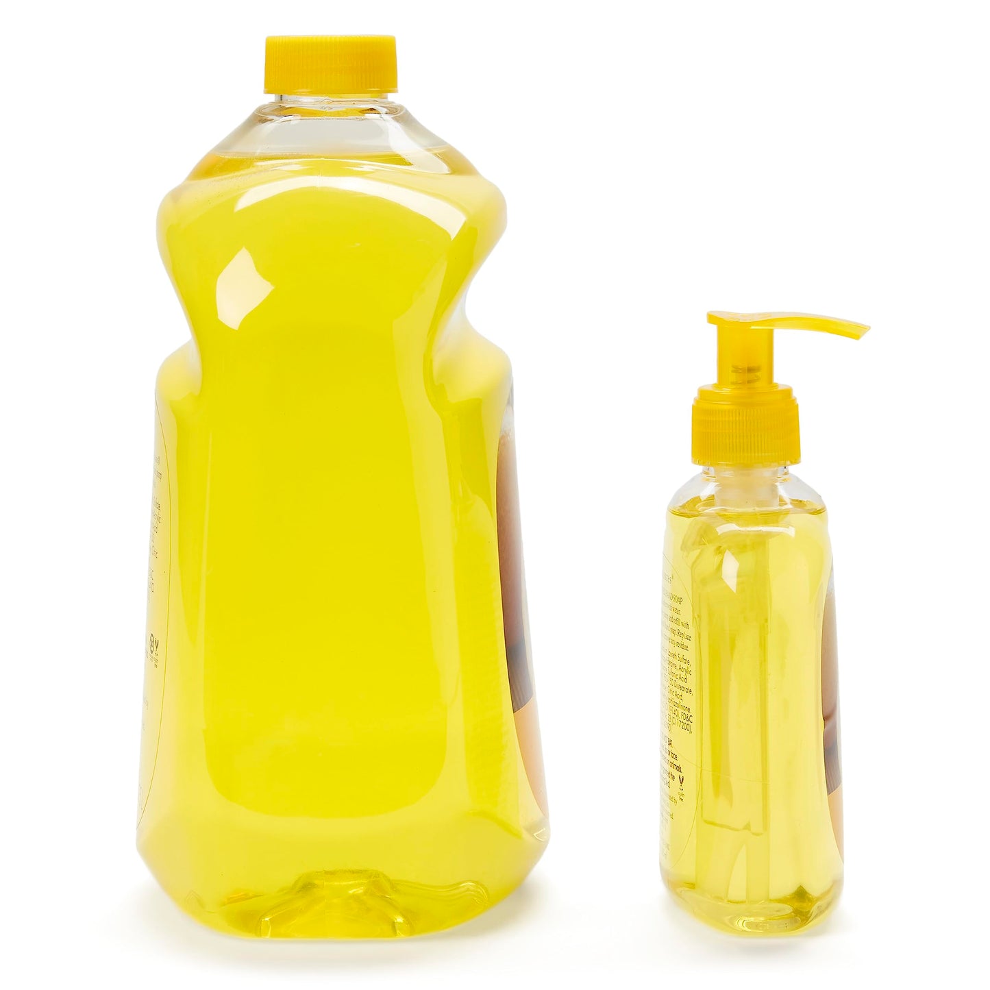 SIMPLE PLEASURES Premium Hand Soap Collection - Lemon Scent, 7.9 oz Bottle with Jumbo 59 oz Refill - Goodhousekeeping Seal Approved - Multiple Scents Lemon Hand Soap Dispenser, Lemon Hand Soap Refills