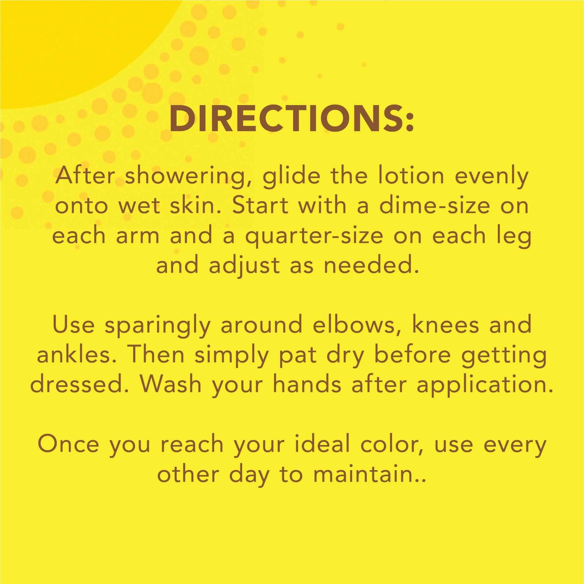 Jergens Natural Glow In Shower Lotion, Self Tanner for Medium to Deep Skin Tone, Sunless Tanning Wet Skin Lotion for Gradual, Flawless Color, 7.5 Ounce, Pack of 2