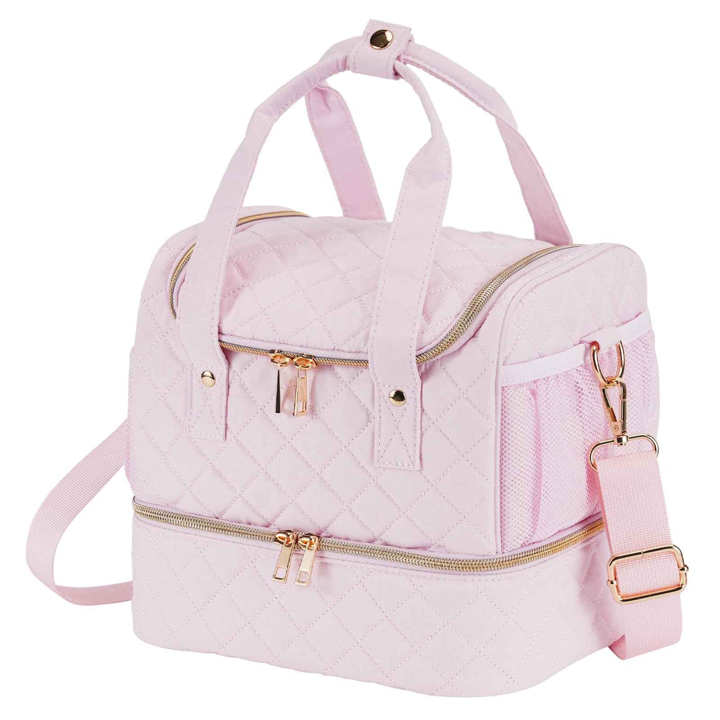 VOFIpremiAm Nail Polish Organizer Case Fits Nail Lamp and 30 Bottles,Nail Organizers and Storage for Nail Tech Travel,Pretty Nail Polish Storage Bag Fits Nail Kit & Manicure Tools (Patented)