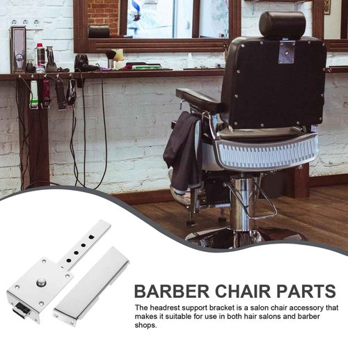 Balacoo Barber Chair Pillow Accessories - Ergonomic Headrest for Salon Chairs, Iron Construction Easy Installation Ideal for Salon, Barber Daily Use, 11.65 X 3.14 X 1.69 Inch