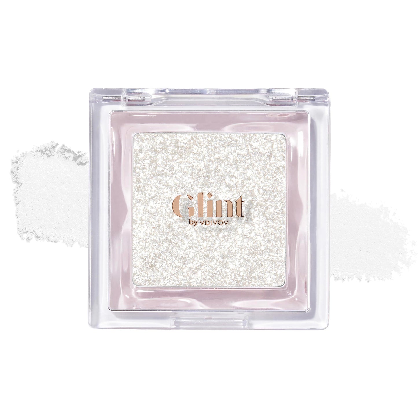 Glint Dewy Highlighter (Diamond Veil, 0.08oz) - Luminous Glow, Infused with Micropearls, Shiny Illuminator. Rich Pigment & Silky Touch, Korean Makeup.