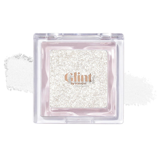 Glint Dewy Highlighter (Diamond Veil, 0.08oz) - Luminous Glow, Infused with Micropearls, Shiny Illuminator. Rich Pigment & Silky Touch, Korean Makeup.