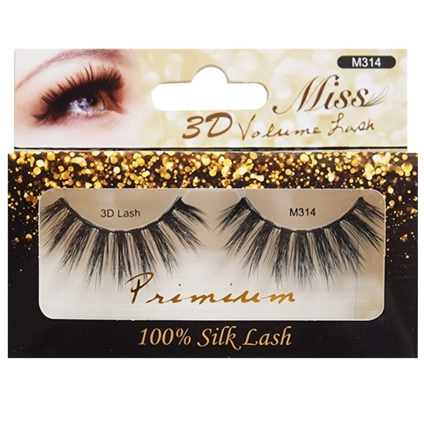 [4 PACKS] Miss Lashes 3D Volume Tapered False Eyelash Extension