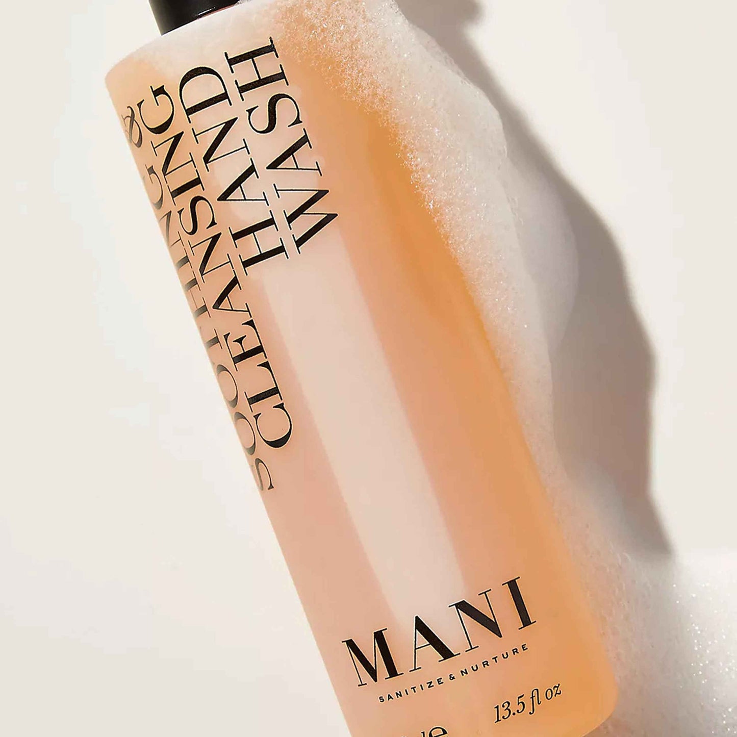 Mani Soothing and Cleansing Hand Wash - Vitamin C and E Organic Hand Soap - Oat Proteins and Aloe Vera Moisturize Skin - 13.5 oz