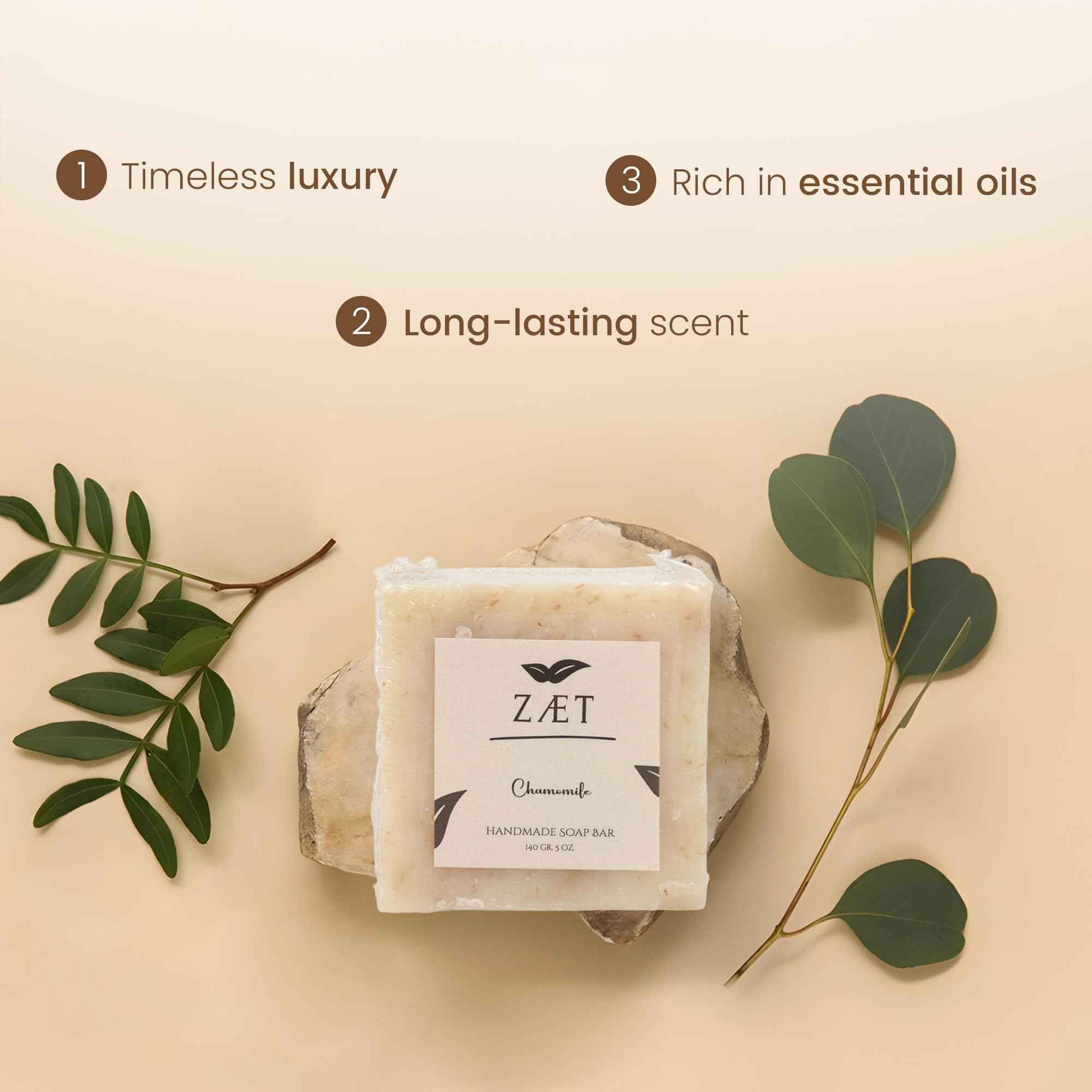 ZÆT Chamomile Soap Bar - 8 Pack