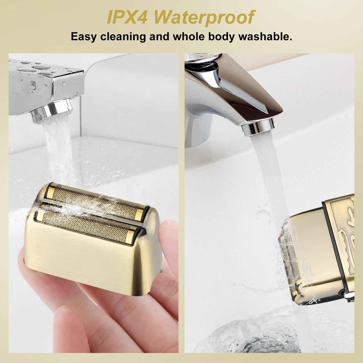 GSKY Electric Razor, Double Foil, Foil Shavers for Men,Electric Shavers for Men,Cordless Barber Shaver Beard Trimmer