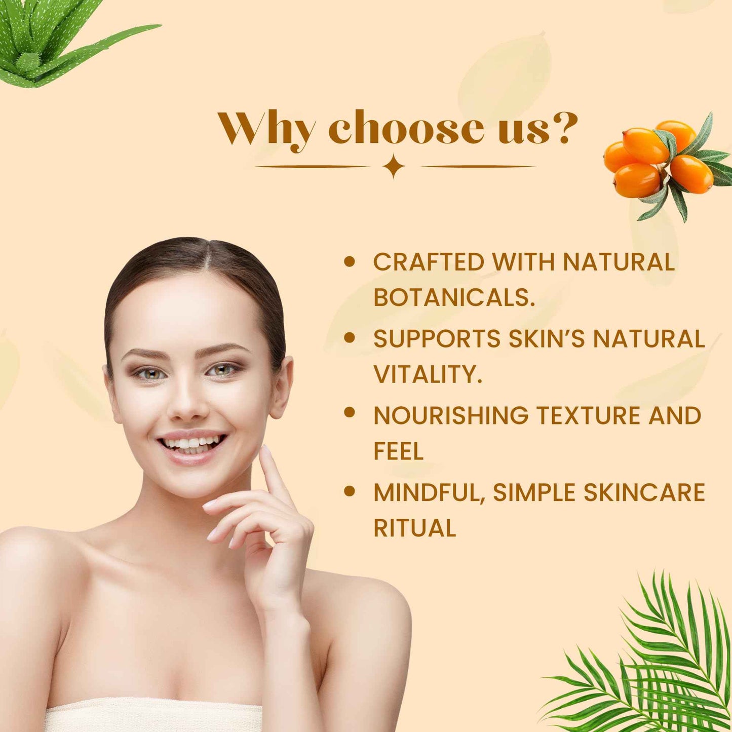 Havintha Sea Buckthorn Anti-Aging Face Pack | Natural Herbal Face Mask | Brightening Face Pack for Wrinkles, Fine Lines & Dark Spots - 100g