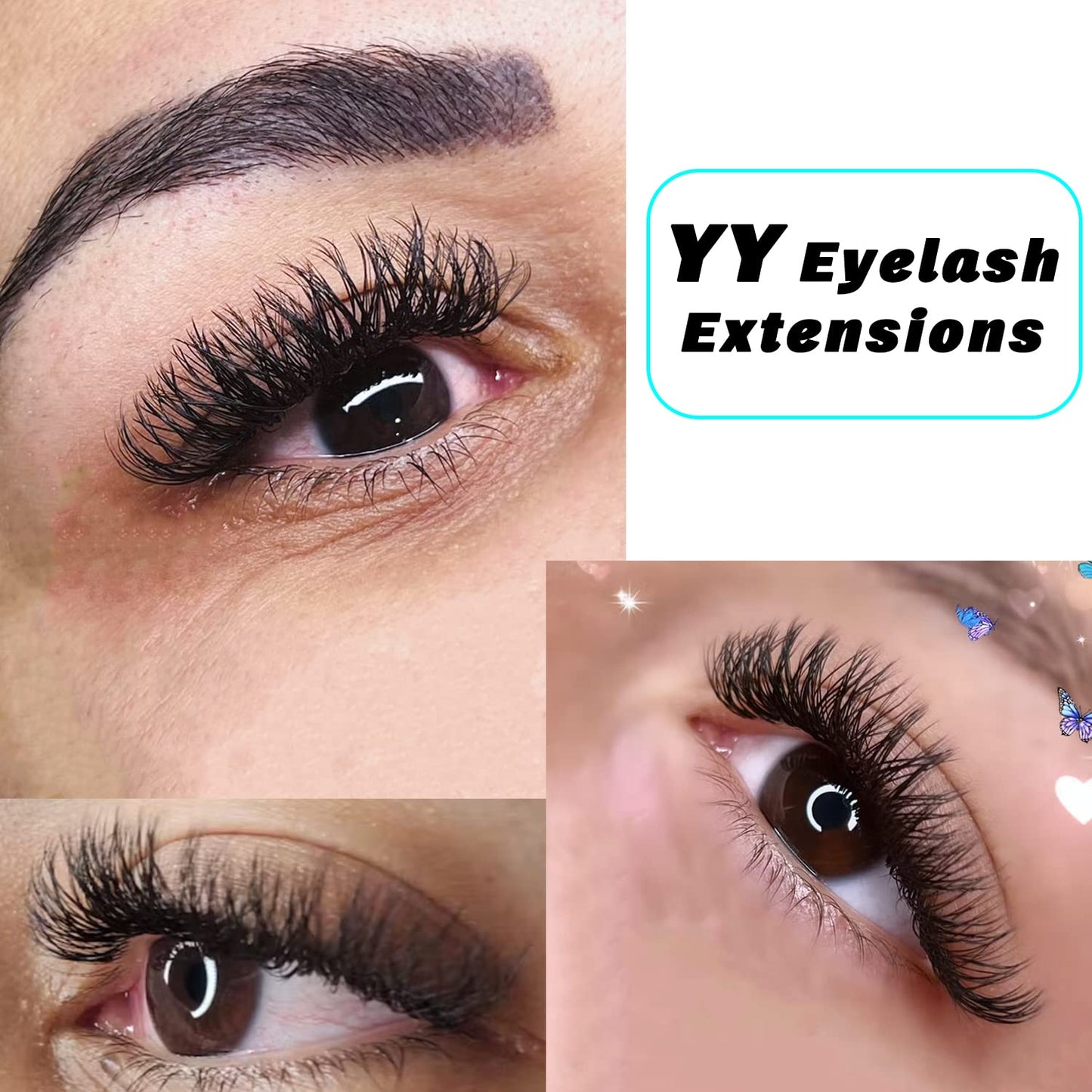 VAVALASH W-shaped Eyelash Extension 4D Premade Fans 0.07 D Curl Volume Lash Extensions Easy Fanning Lashes Matte Black Volume Premade W Lashes(W Shaped-4D-0.07-D-8-15mm）