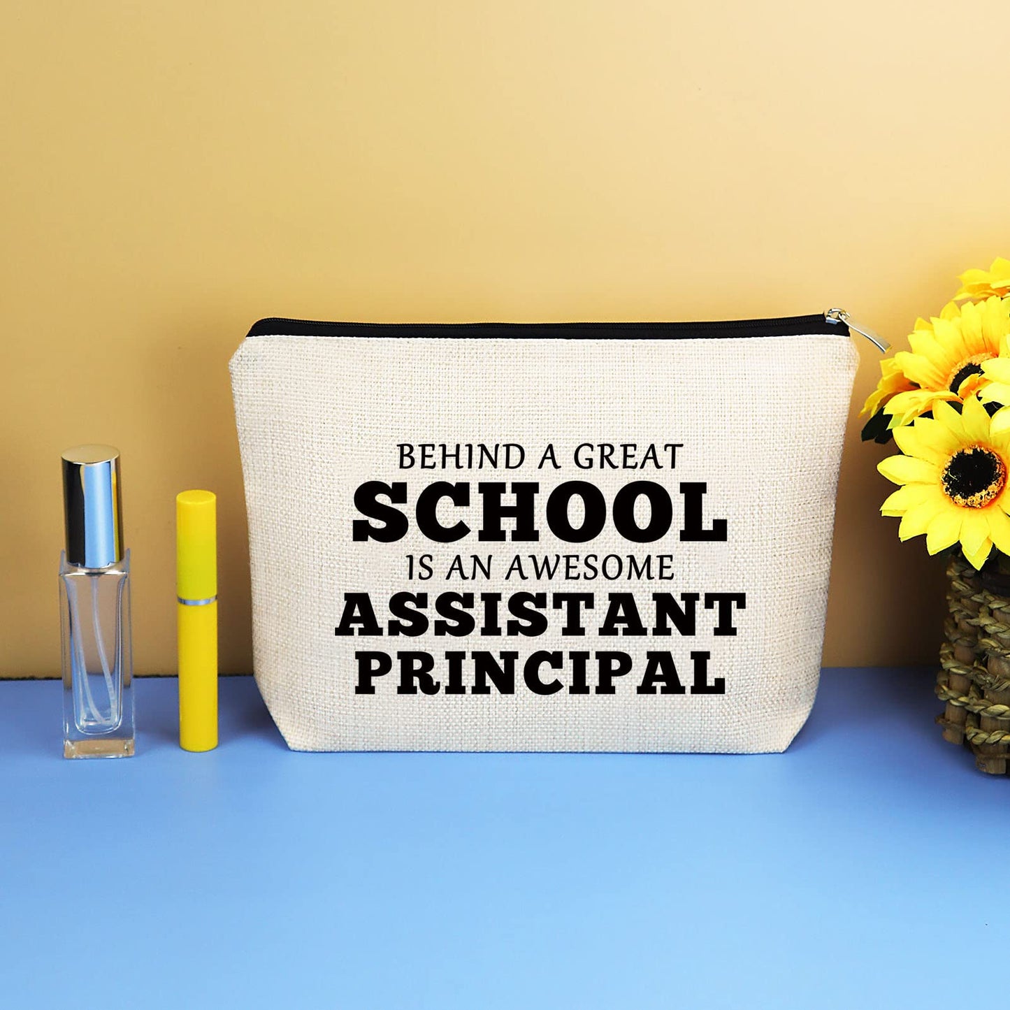 Assistant Principal Gift Principal Makeup Bag Gift Assistant Principal Appreciation Gift Cosmetic Bag Thank You President Teacher Graduation Gift Assistant Principal Retirement Goodbye Farewell Gift