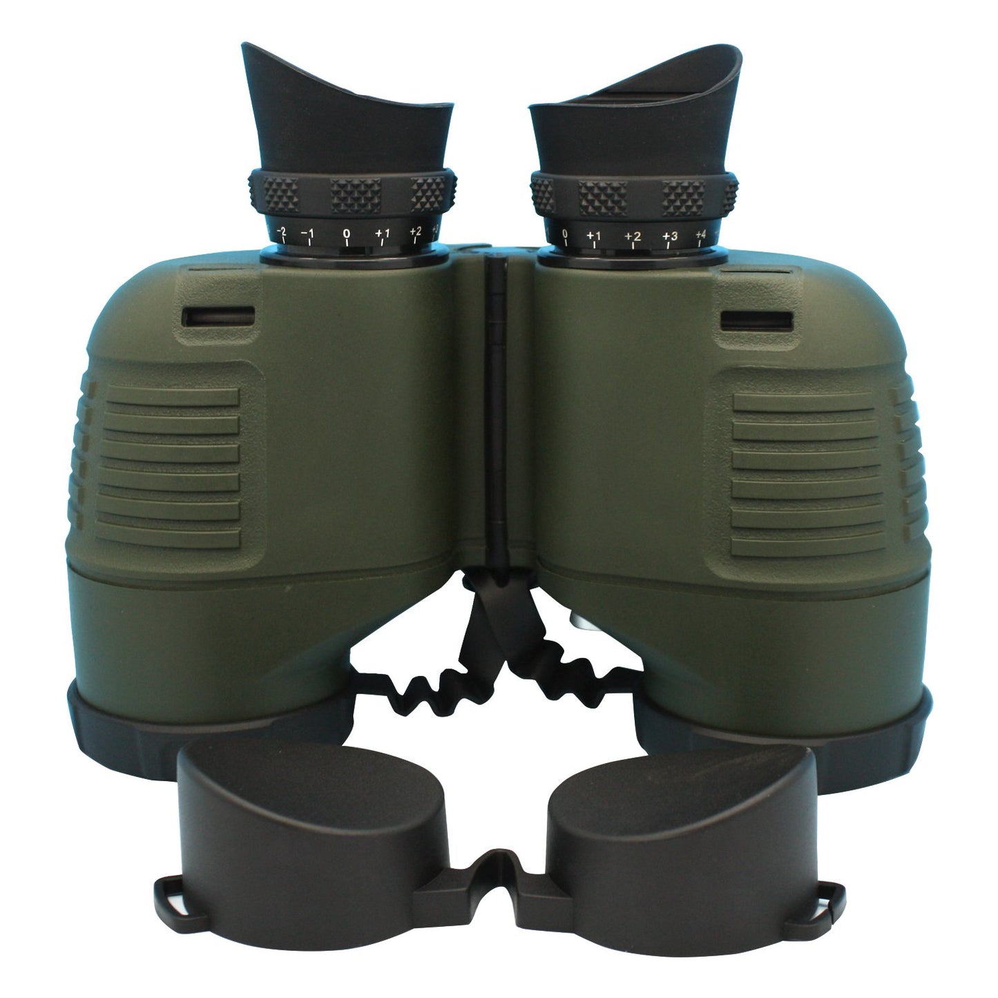 Hooway 7x50 HD Waterproof Military Marine Binoculars w/Internal Rangefinder & Compass for,Bird Watching,Boating and More(Army Green)