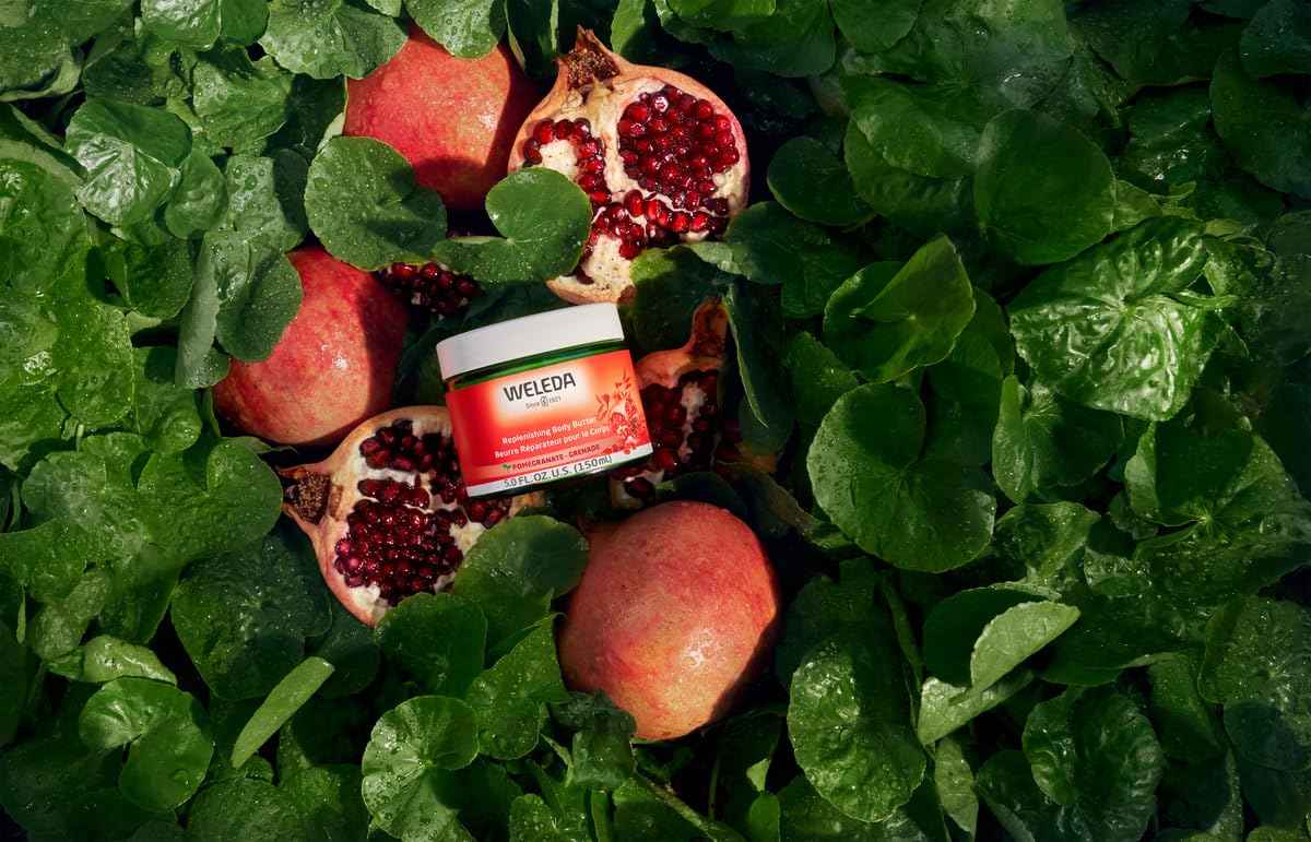 Weleda Replenishing Body Butter, 5.0 Fluid Ounces, Antioxidant Rich Formula with Pomegranate and plant extracts