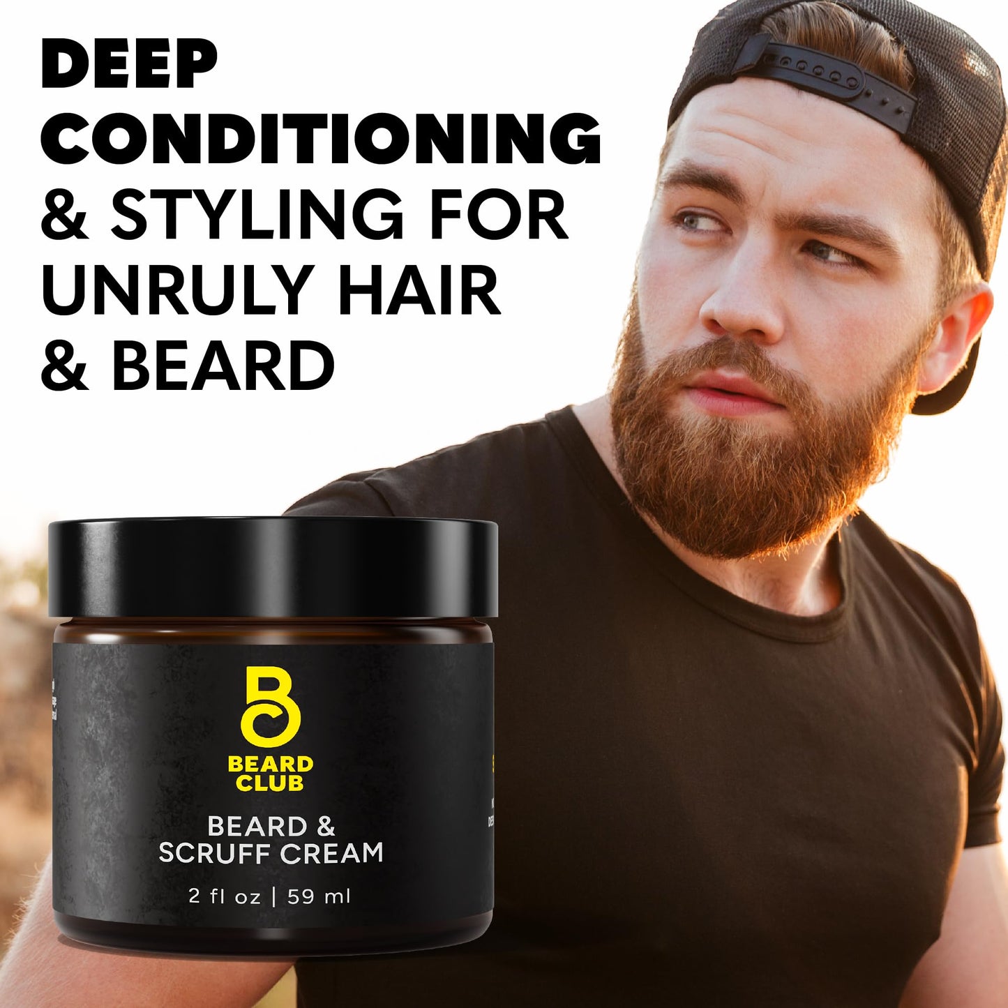 The Beard Club Original Beard Cream - Moisturizing and Hydrating for Healthier Facial Hair & Skin