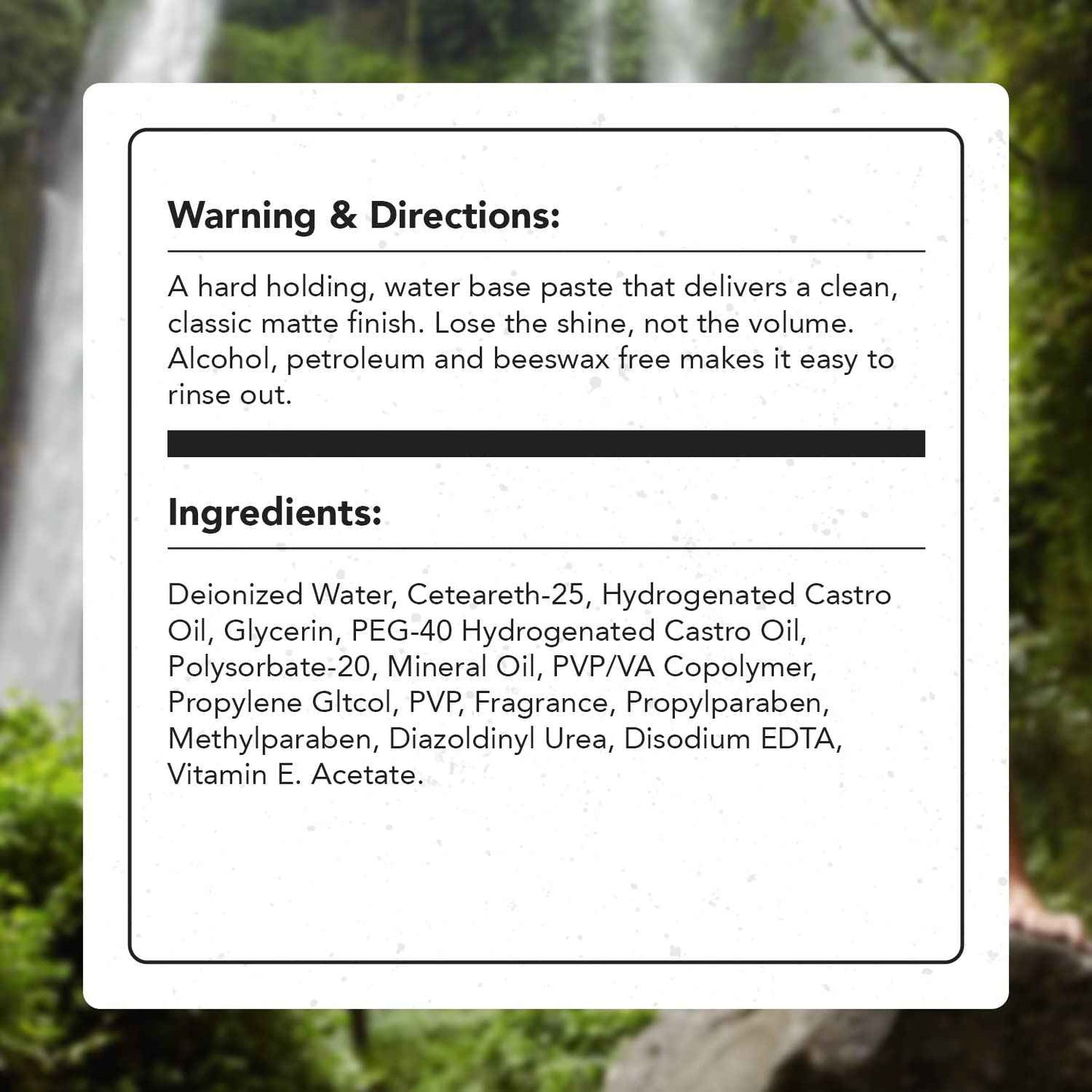 Gentlemen Republic 4 Oz(Pack of 2) Matte Paste - Water-Based Professional Formula with Superior Hold and Matte Finish for a Natural Look, Made in the USA