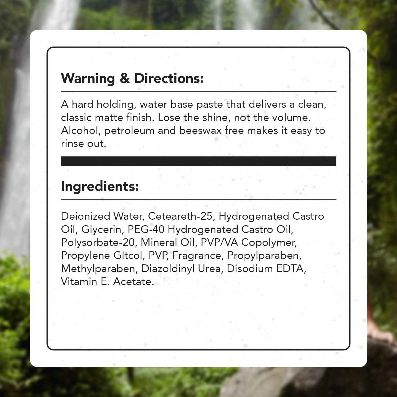 Gentlemen Republic 4 Oz(Pack of 2) Matte Paste - Water-Based Professional Formula with Superior Hold and Matte Finish for a Natural Look, Made in the USA